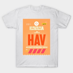 HAV HAVANA CUBA AIRPORT T-Shirt
